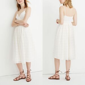 Madewell White Midi Dress